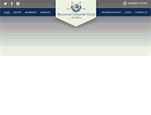 Tablet Screenshot of bellevuecountryclub.com